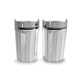 Ness Fork Boots 10-Gauge Chrome For Harley-Davidson