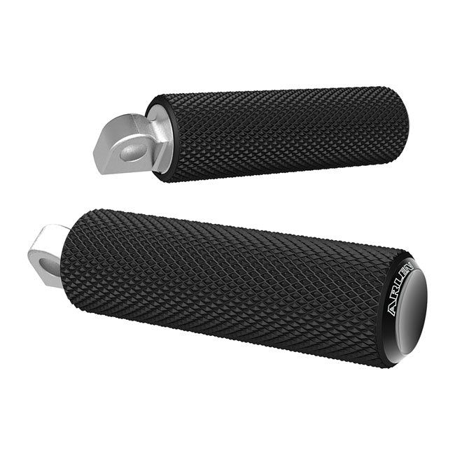 Ness Knurled Fusion Foot Pegs For Harley-Davidson