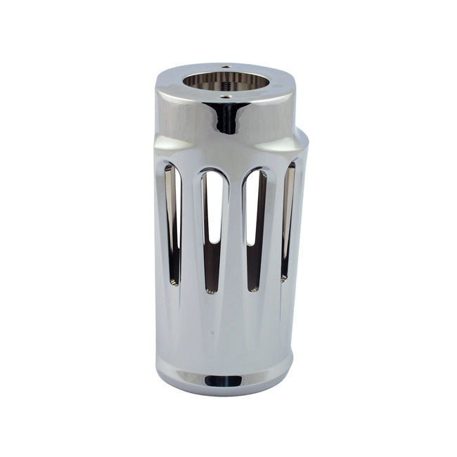 Deep Cut Fork Boots, Chrome For Harley-Davidson