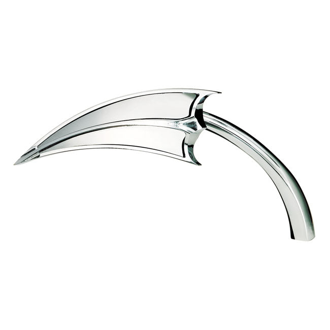 Ness Scoop Chrome Mirror, Left For Harley-Davidson