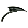 Ness Scoop Black Mirror, Left For Harley-Davidson