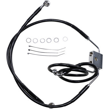 EXTENDED LENGTH STAINLESS STEEL BRAKE LINE KITS FOR HARLEY-DAVIDSON