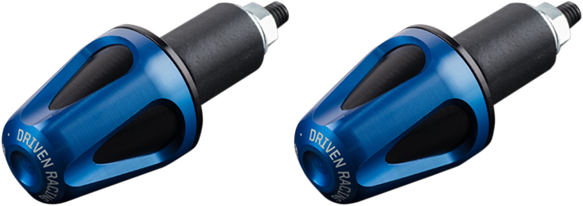 DRIVEN RACING D-AXIS BAR ENDS BAR END WEIGHT BLU/BLK