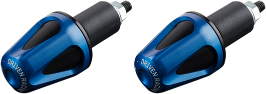 DRIVEN RACING D-AXIS BAR ENDS BAR END WEIGHT BLU/BLK