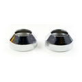 Fork Boot Covers, Chrome For Harley-Davidson