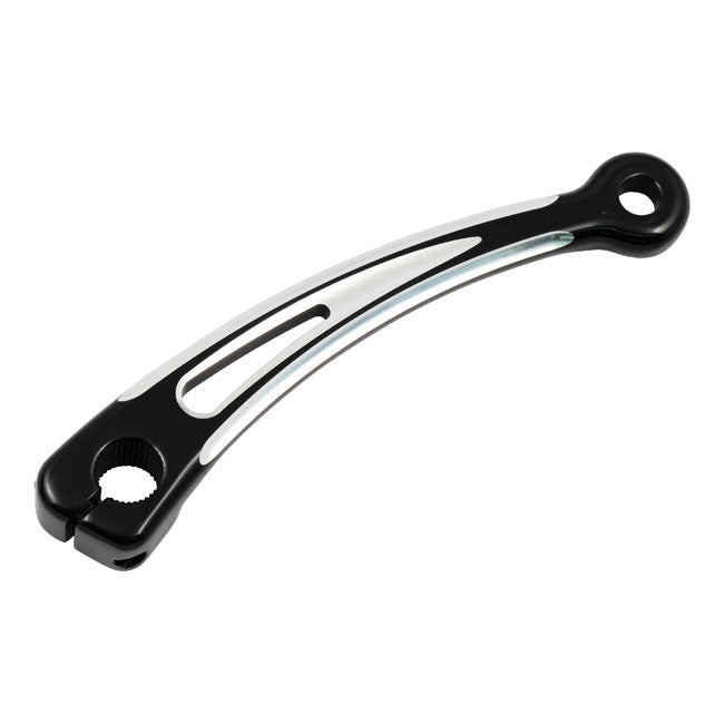 Ness Inner Shift Lever, Deep Cut Black For Harley-Davidson