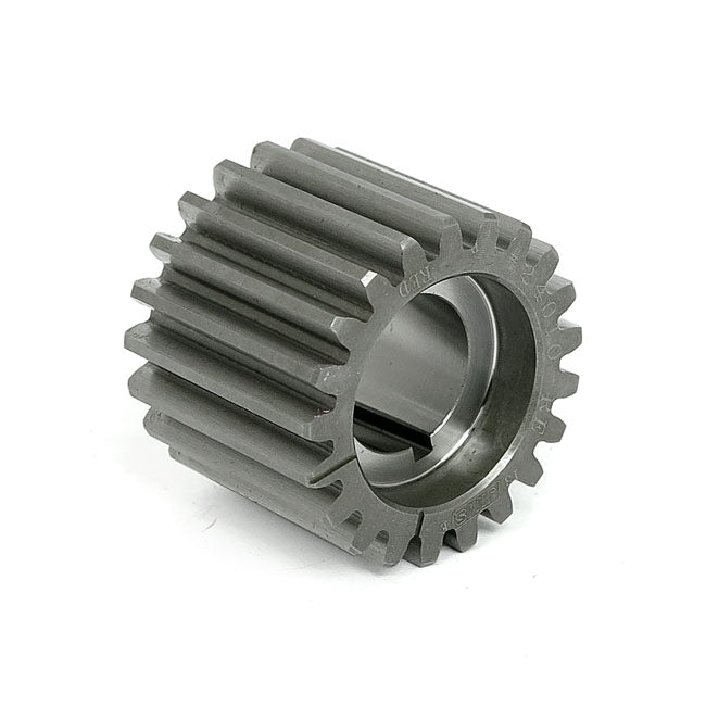 Jims, Pinion Gear 54-77. Red For Harley Davidson