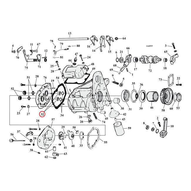 Jims Bearing, Transmission For Harley-Davidson