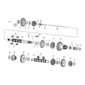 Jims Spacer, Mainshaft For Harley-Davidson