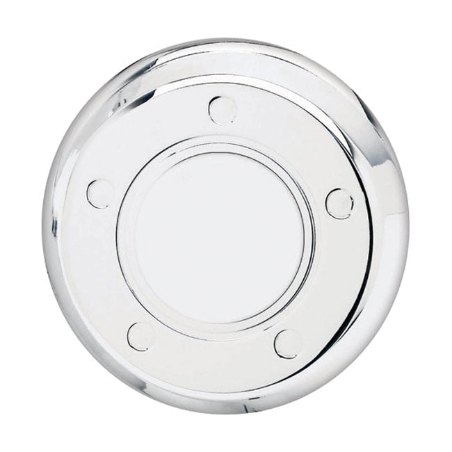 Jims, Twin Cam Bike Pocket. Chrom, "Smooth" für Harley Davidson