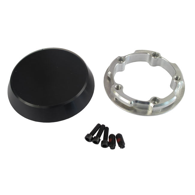 Jims, Twin Cam Bike Pocket. Chrome, 'Smooth' For Harley Davidson