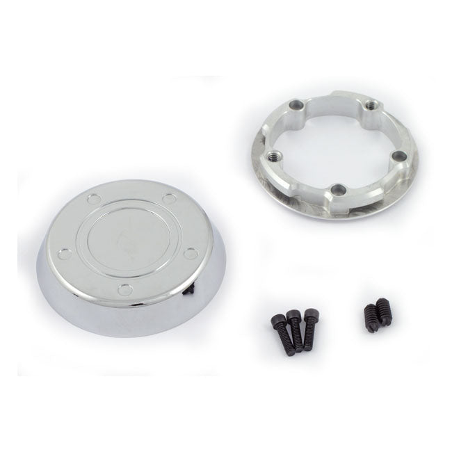 Jims, Twin Cam Bike Pocket. Chrom, „Sleeper“ für Harley Davidson