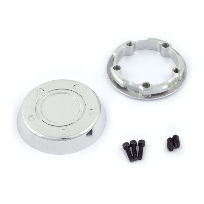 Jims, Twin Cam Bike Pocket. Poliert, „Sleeper“ für Harley Davidson