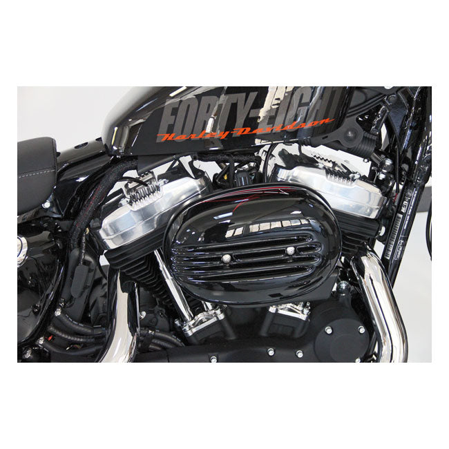 Tapa Filtro Aire Para Harley-Davidson Sportster Cult Werk Air Cleaner Cover Finned