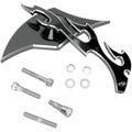 BILLET ALUMINUM MIRRORS WITH CLEAR GLASS FOR HARLEY-DAVIDSON