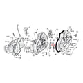 Sprocket Shaft Bearing Spacer .100 Inch For Harley-Davidson