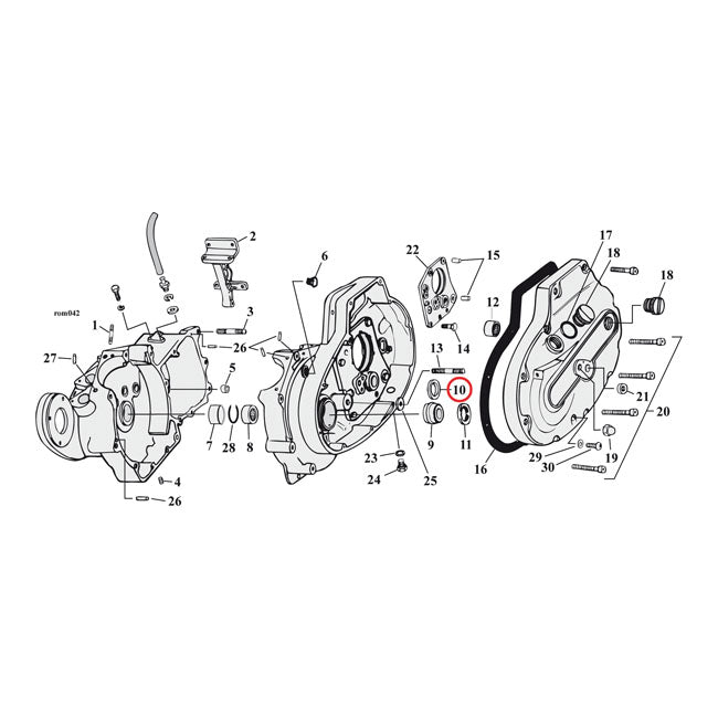Sprocket Shaft Shim Assortment For Harley-Davidson