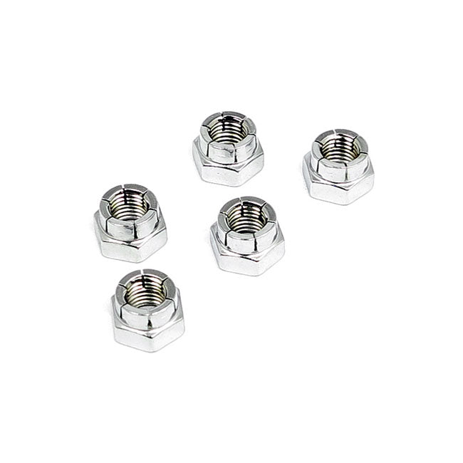Locknut Chrome (FLEXLOCK) 5/16-24 For Harley-Davidson