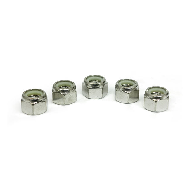 9/16-12 Locknut Stainless - 25 Pack For Harley-Davidson