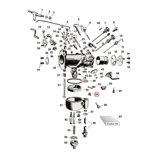 Screw, Float Lever Bearing For Harley-Davidson