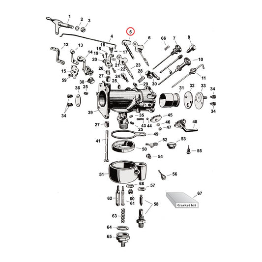 Air Intake Shaft, With Screws For Harley-Davidson