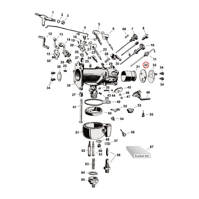 Disc Air Intake (CHOKE Plate) 1 1/4 For Harley-Davidson