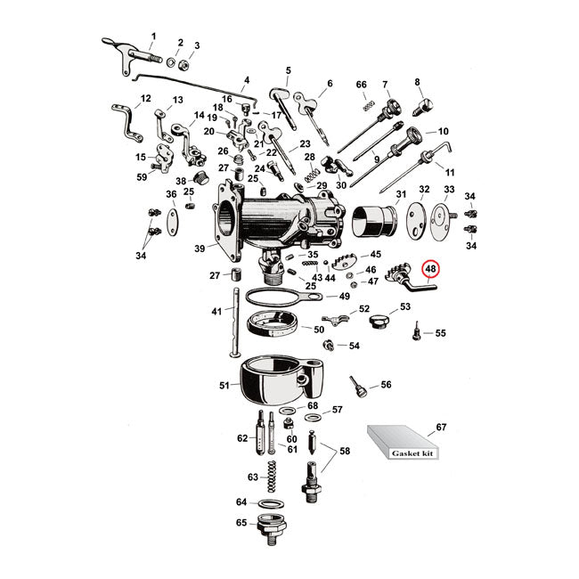 Lever Air Intake, Civilian Models Chrome For Harley-Davidson