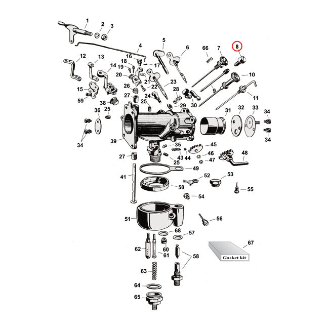 Lock Screw, High Speed Needle Valve For Harley-Davidson
