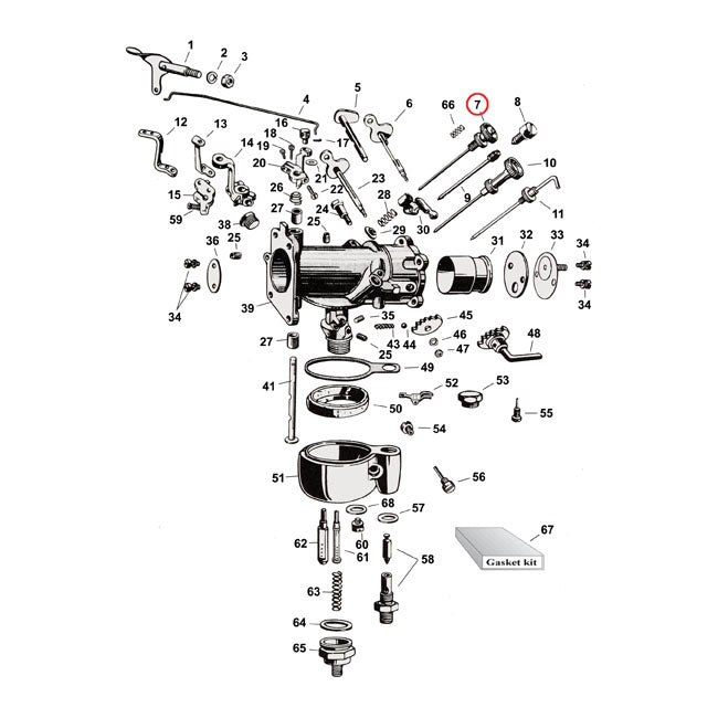 High Speed Needle, Adjustable For Harley-Davidson