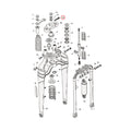 Screw Upper Triple Clamp, Softail Spring For Harley-Davidson