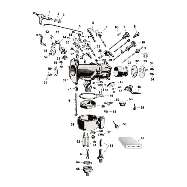 High Speed Needle, Linkert Carb For Harley-Davidson