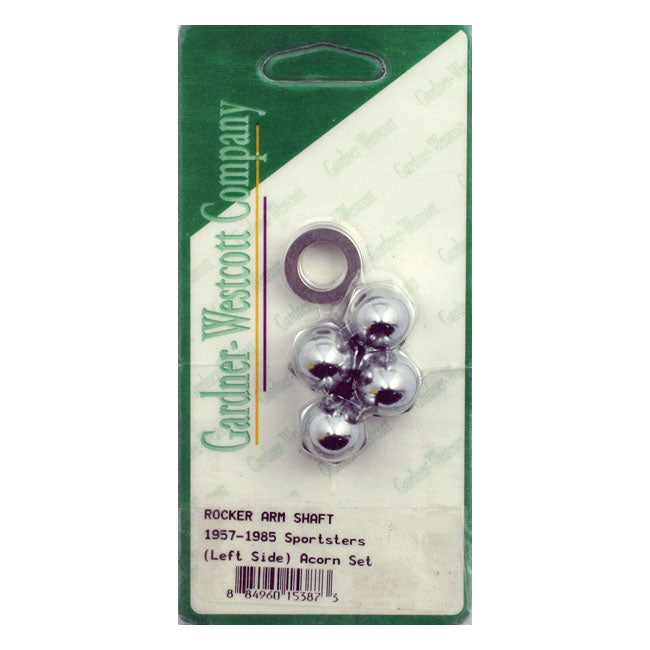 Rocker Shaft End Nuts, Acorn Style For Harley-Davidson