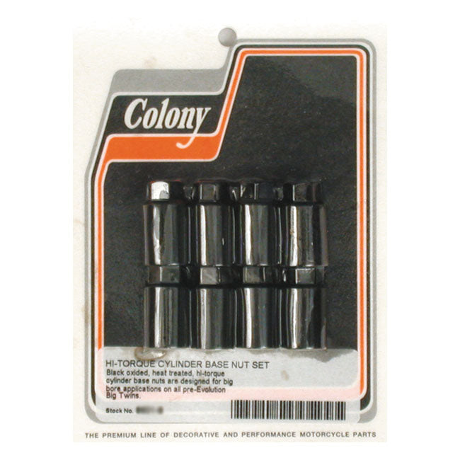 Colony Cyl Base Nut Kit 'HIGH Torque' For Harley-Davidson