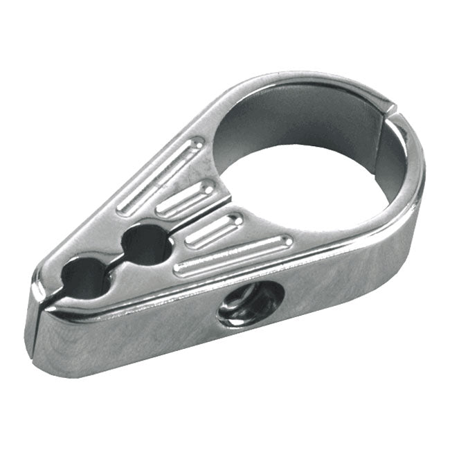 Throttle Cable Clamps, Slotted For Harley-Davidson