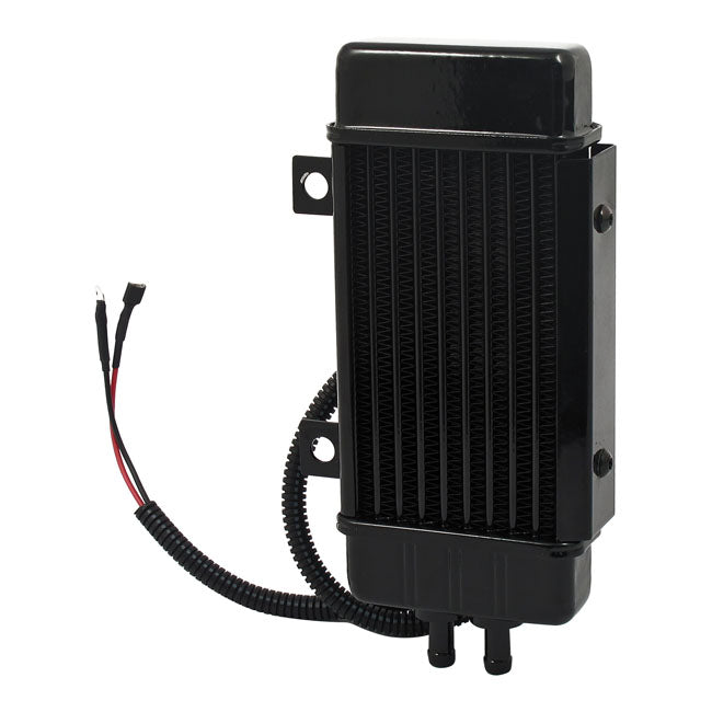 Vertical Oil Cooler, Fan Assisted For Harley-Davidson