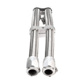 Jagg Oil Hose Upgrade Kit Silver For Harley-Davidson