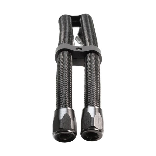 Jagg Oil Hose Upgrade Kit Black For Harley-Davidson