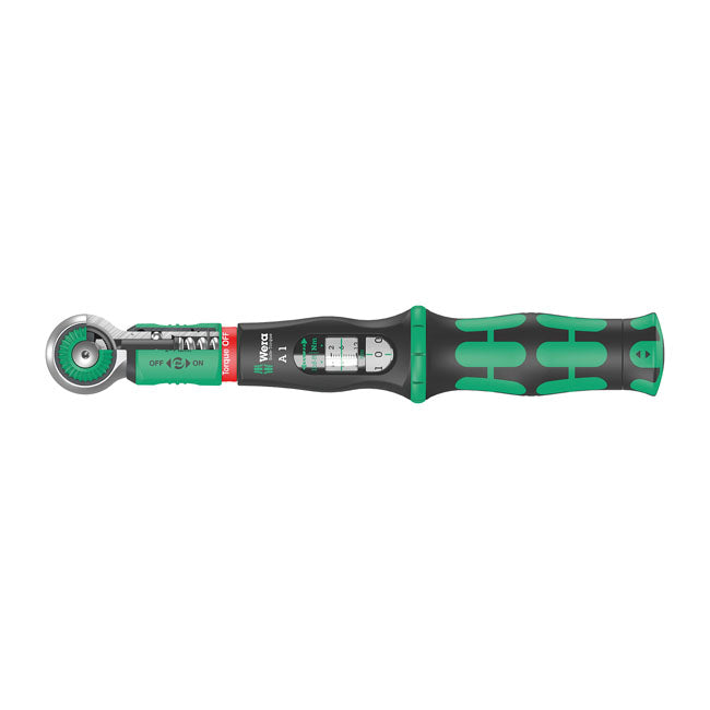 Llave Dinamometrica 1/4" Profesional 2-12 Nm (2-9 lbf. ft.) Wera Safe-Torque A1