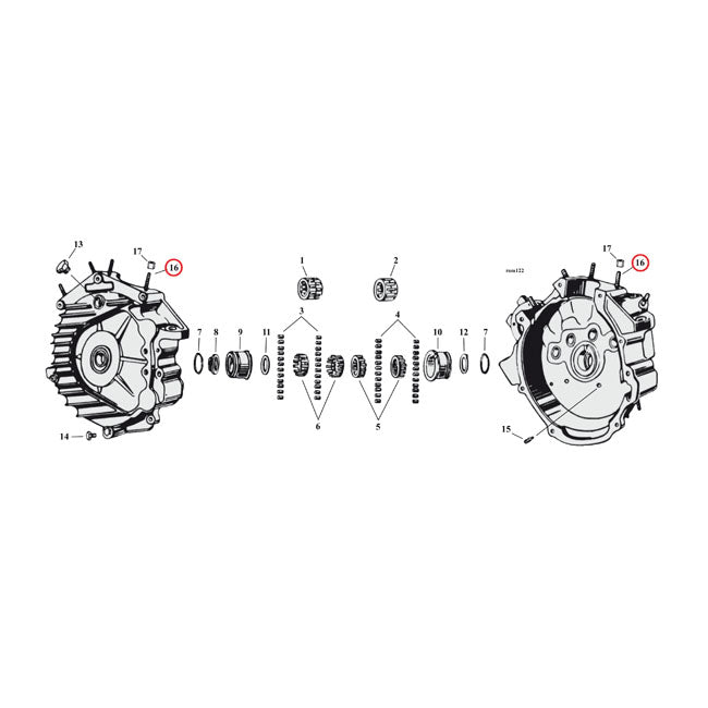 Cylinder Base Studs For Harley Davidson