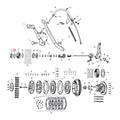 Thrust Washer, Oil Seal For Harley-Davidson