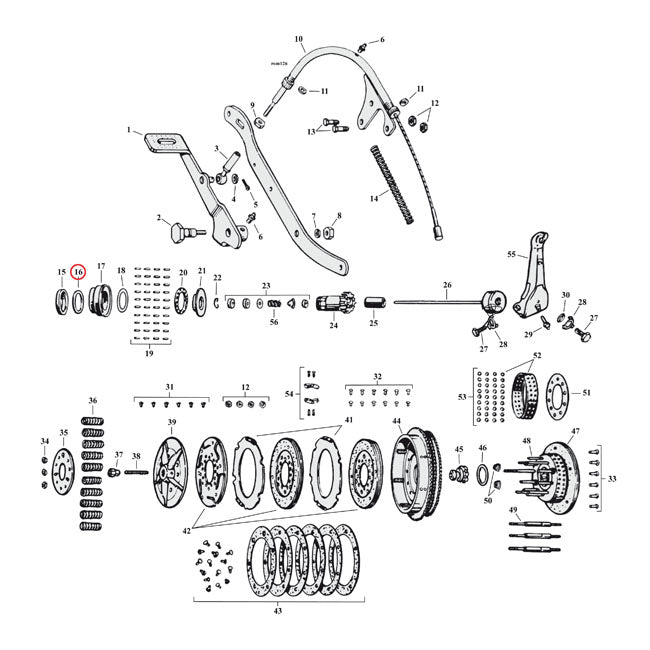 Thrust Washer, Oil Seal For Harley-Davidson