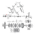 Thrust Washer, Clutch Gear Bearing For Harley-Davidson