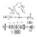 Clutch Gear, Transm. 14t For Harley-Davidson