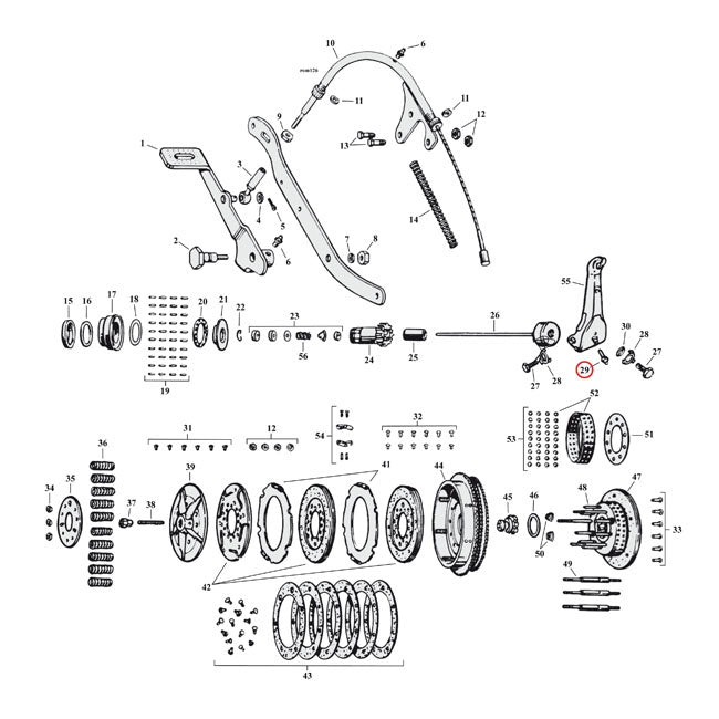 Grease Fitting, Clutch Release Lever For Harley-Davidson