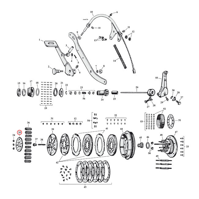 Pressure Plate, Clutch For Harley-Davidson