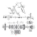 Lining Set, Friction Discs For Harley-Davidson