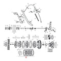 Repl. Linings, Friction Discs For Harley-Davidson