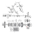 Stud, Clutch Hub (LONG) For Harley-Davidson