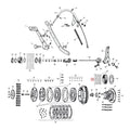 Roller Balls, Clutch Hub Bearing For Harley-Davidson