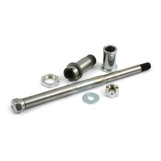 Early Front Axle Set, Chrome For Harley-Davidson